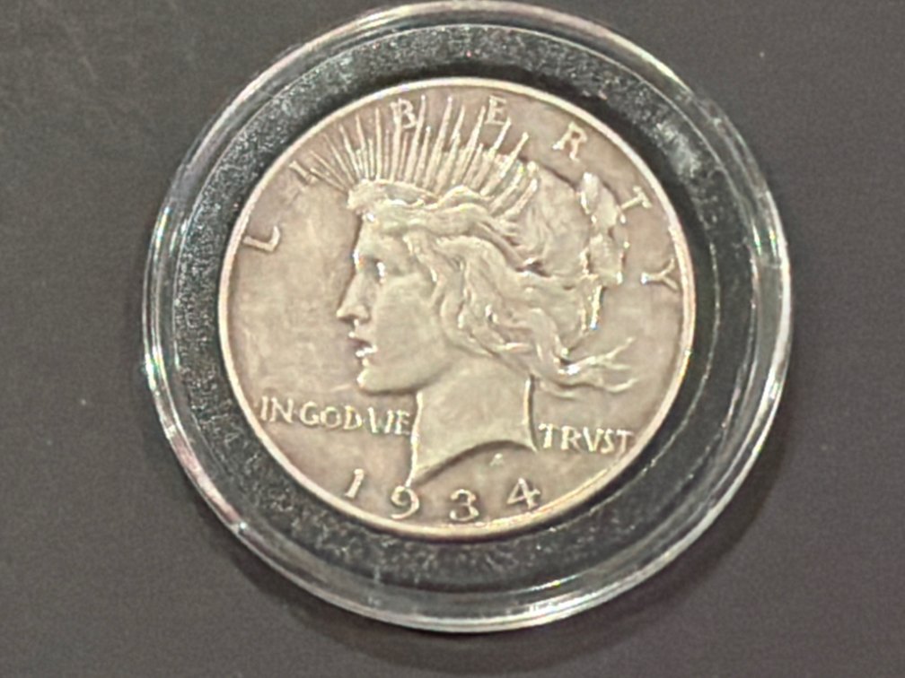 1934-S Peace Silver Dollar