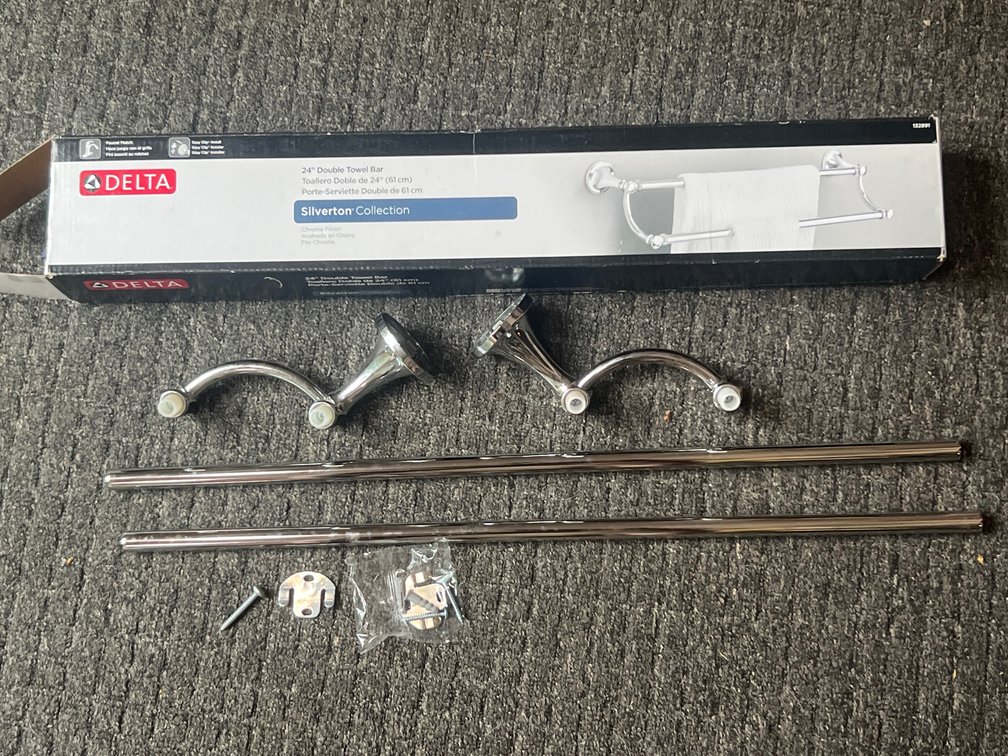 Delta Silverton 24” Double Towel Bar