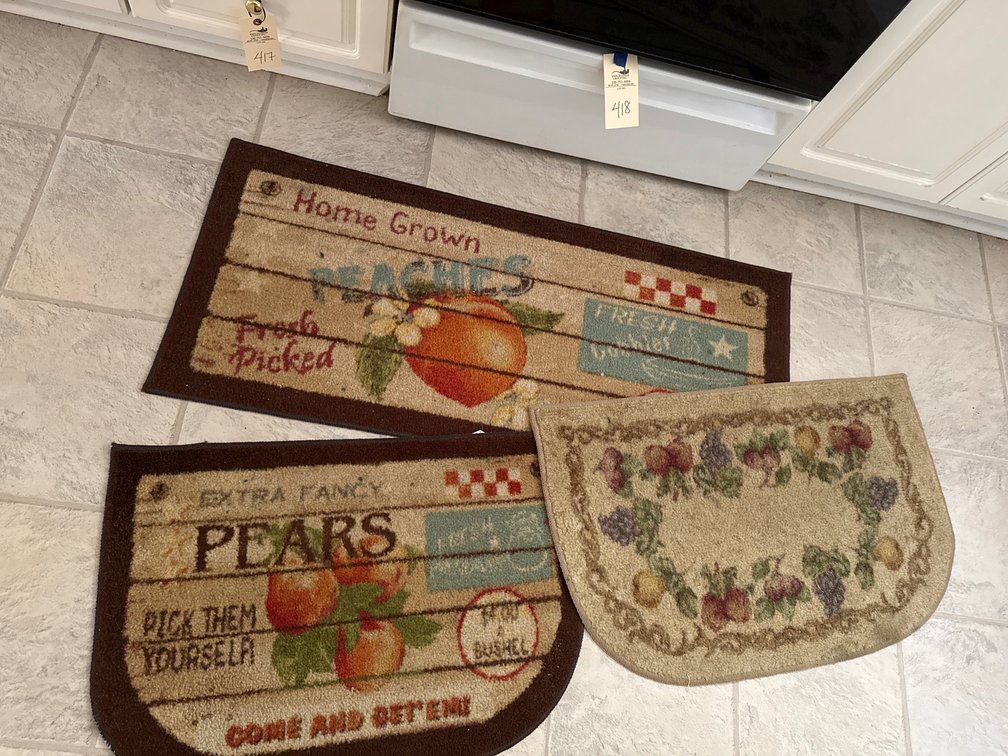 Fruit-Themed Kitchen Floor Mats and Accent Rugs