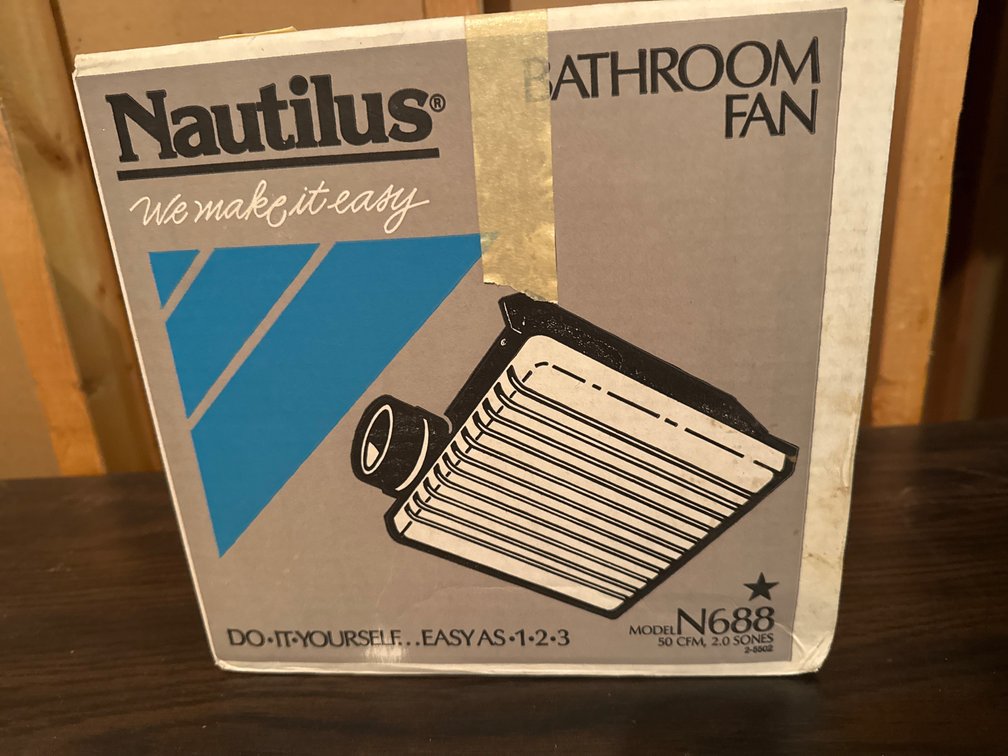 Nautilus Model N688 50 CFM Bathroom Fan