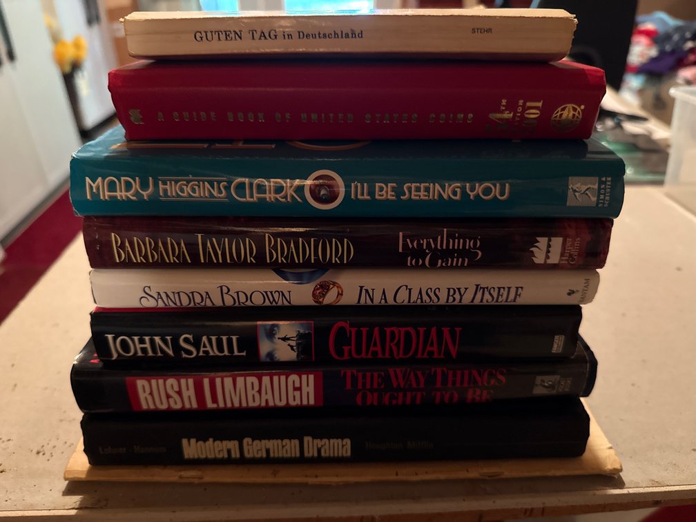Hardcover and Paperback Fiction and Non-Fiction Books