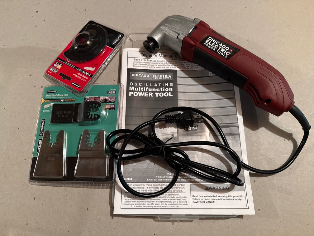 Oscillating Multifunction Power Tool and Blade Sets