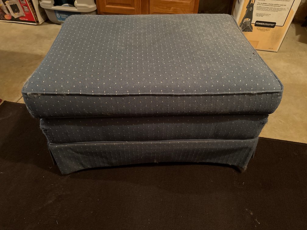 Taylorsville Upholstering Co. Style 181 Upholstered Ottoman