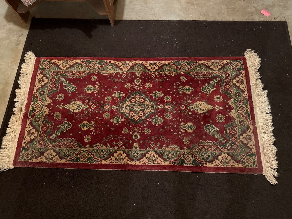Dhaka Classics 100% Jute Accent Rug with Non-Slip Pad