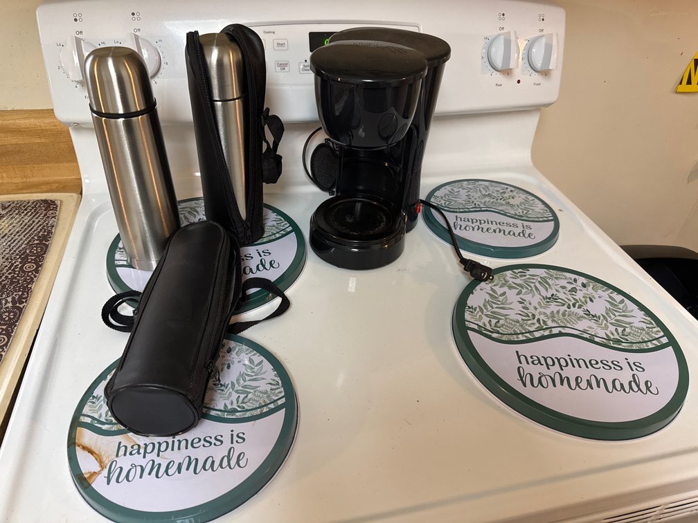 Drip Coffee Maker, Stainless Steel Flasks