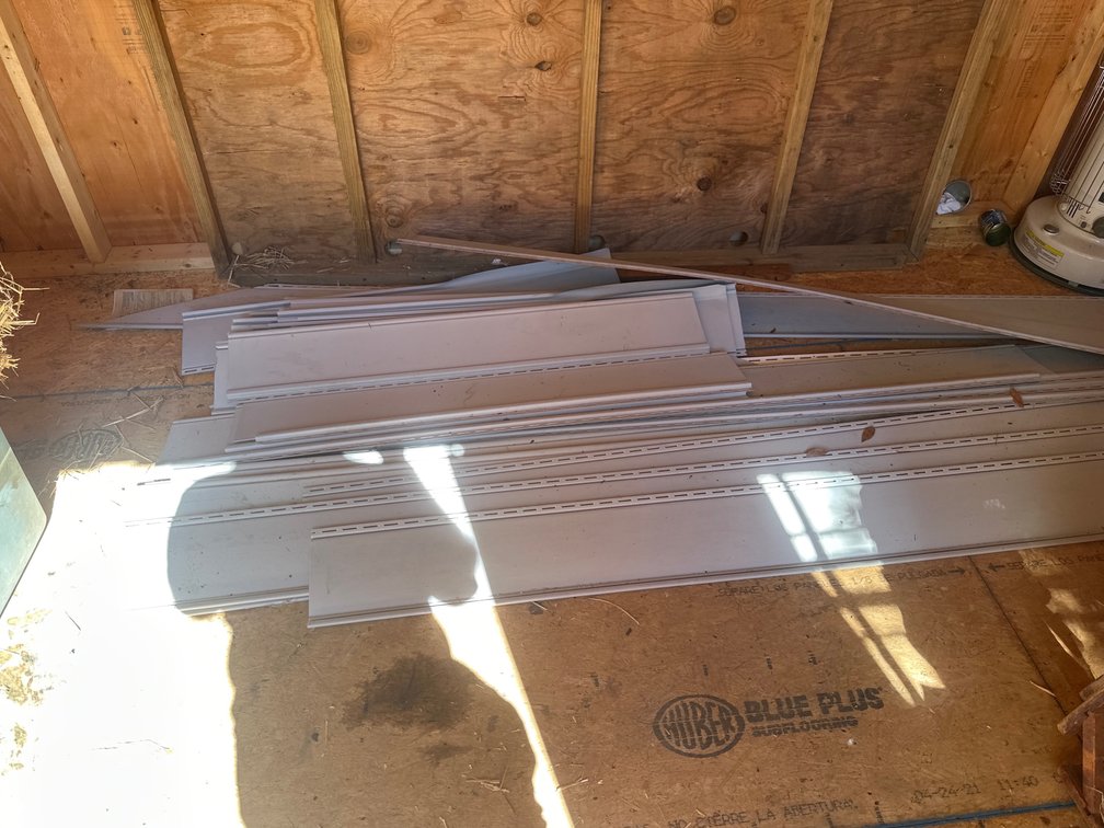 Light Gray Vinyl Siding Panels