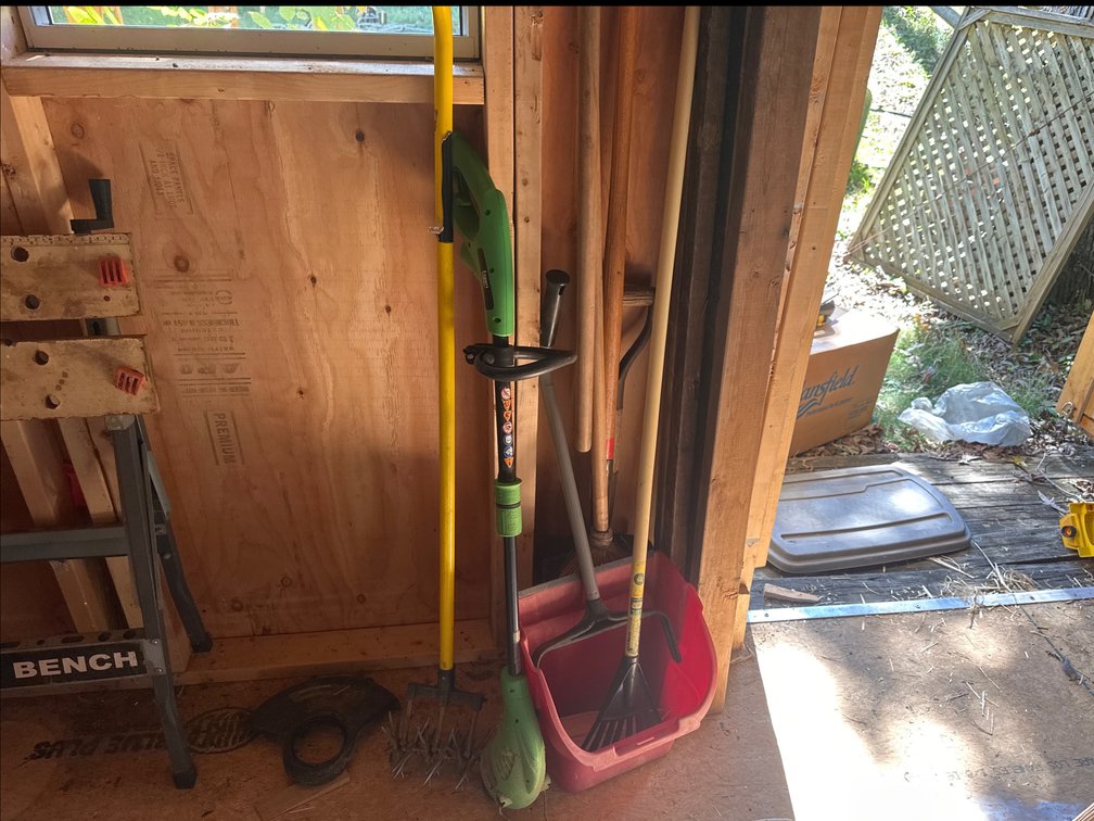 Electric String Trimmer, Rotary Cultivator, & Garden Tools
