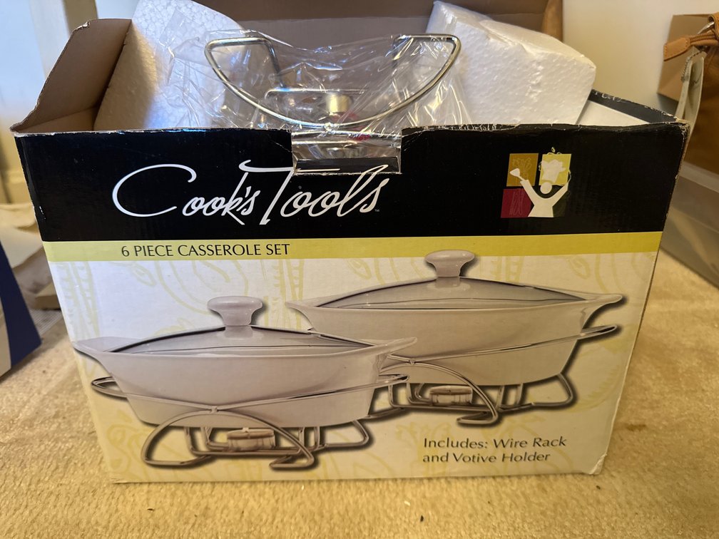 Cook's Tools 6-Piece Casserole Set with Wire Cradles
