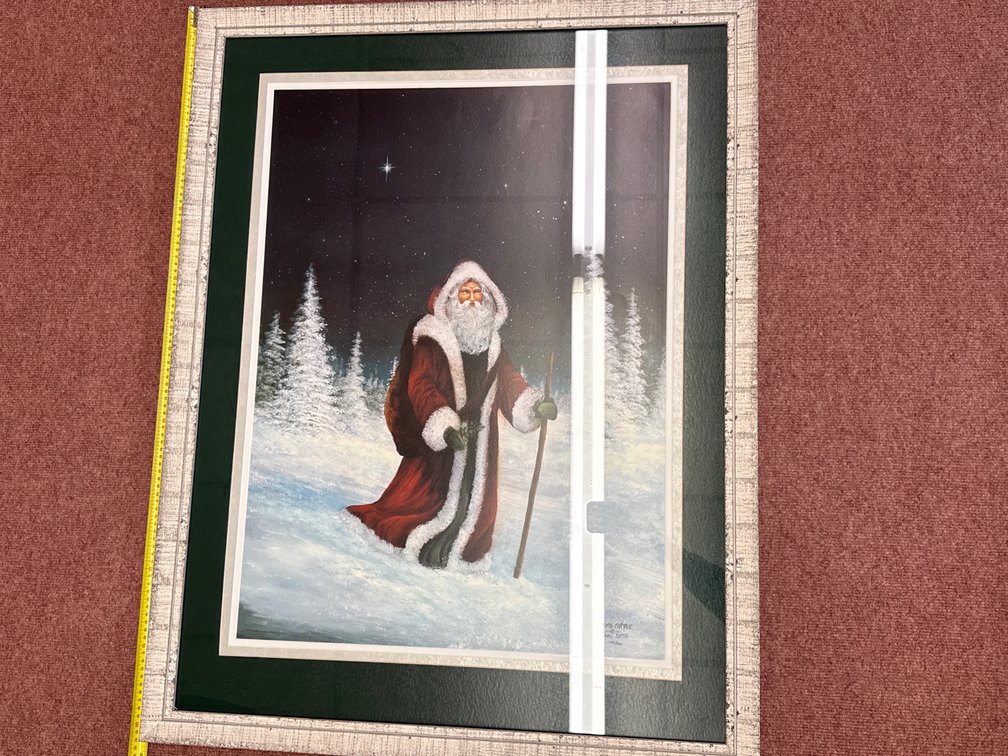 Jamie Carter Framed Santa Claus Art Print