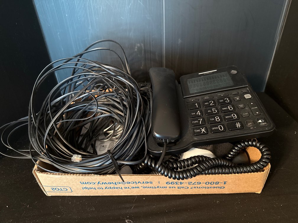 Corded Telephones, Light Bulb, Strap, and More