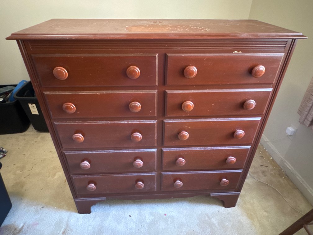 Wood Chest of Drawers