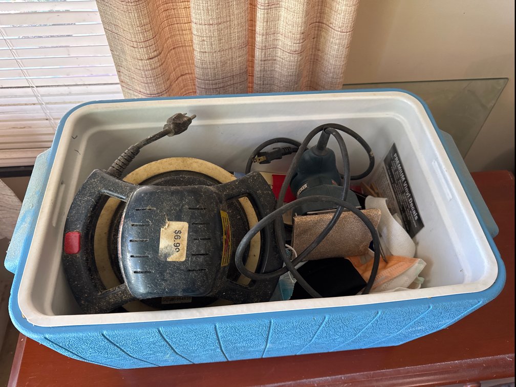 Corded Palm Sander, Orbital Car Buffer & More