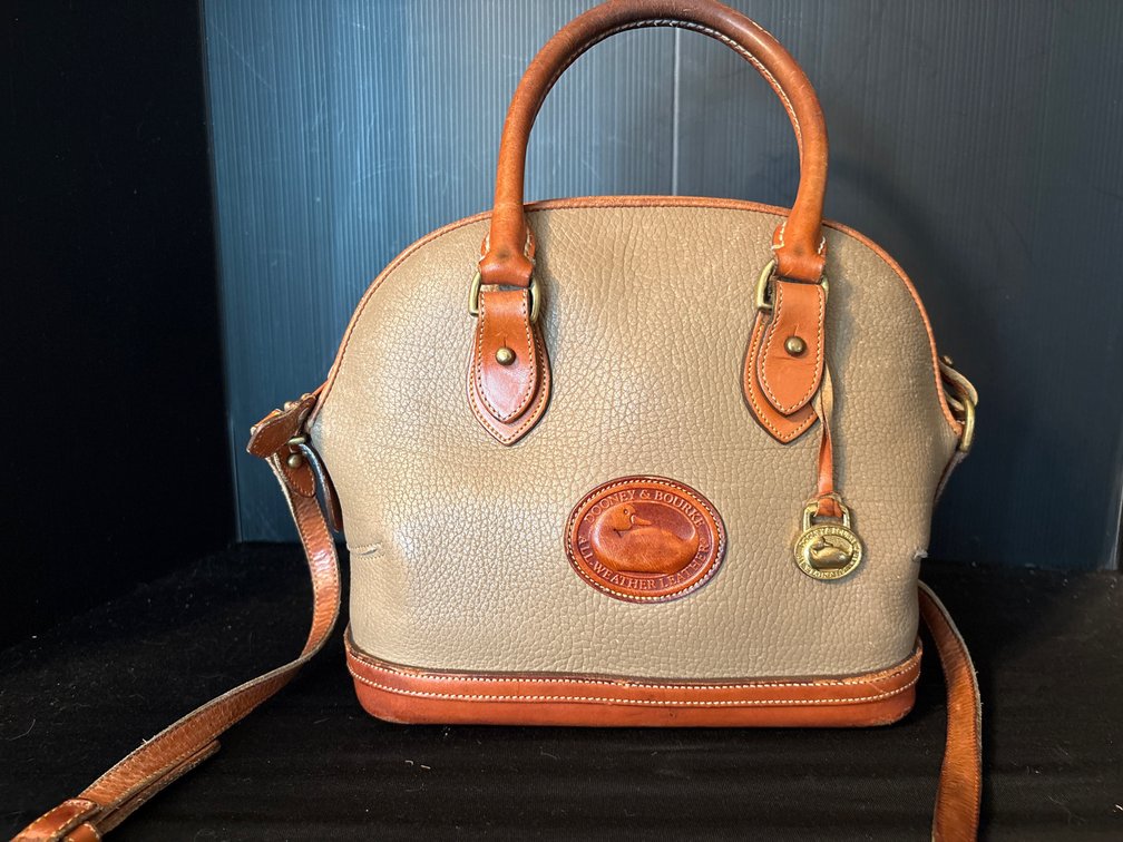Dooney & Bourke All-Weather Leather Dome Satchel Handbag