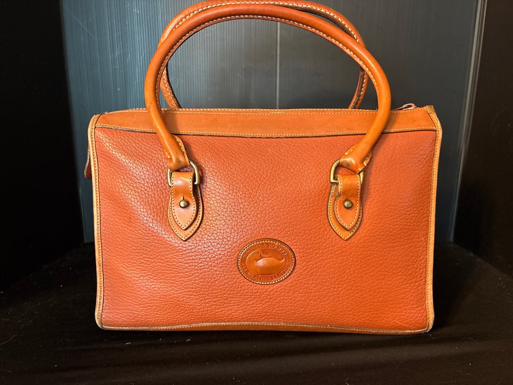 Dooney & Bourke All Weather Leather Pebbled Satchel Handbag