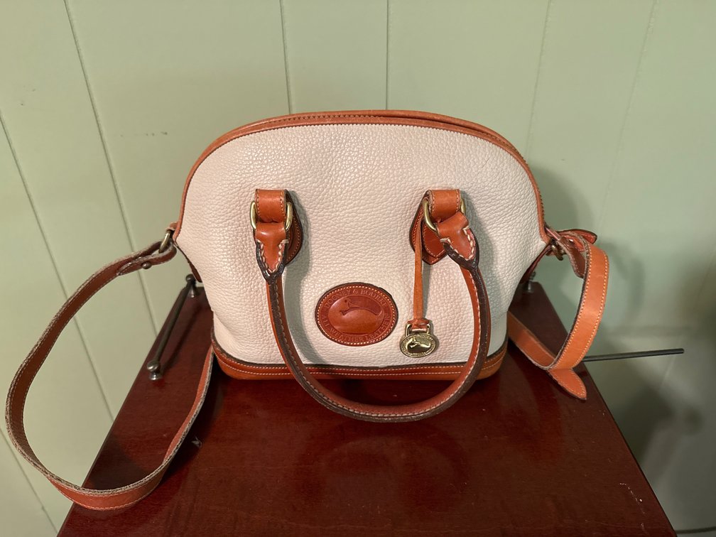 Dooney & Bourke All Weather Leather Dome Satchel Handbag