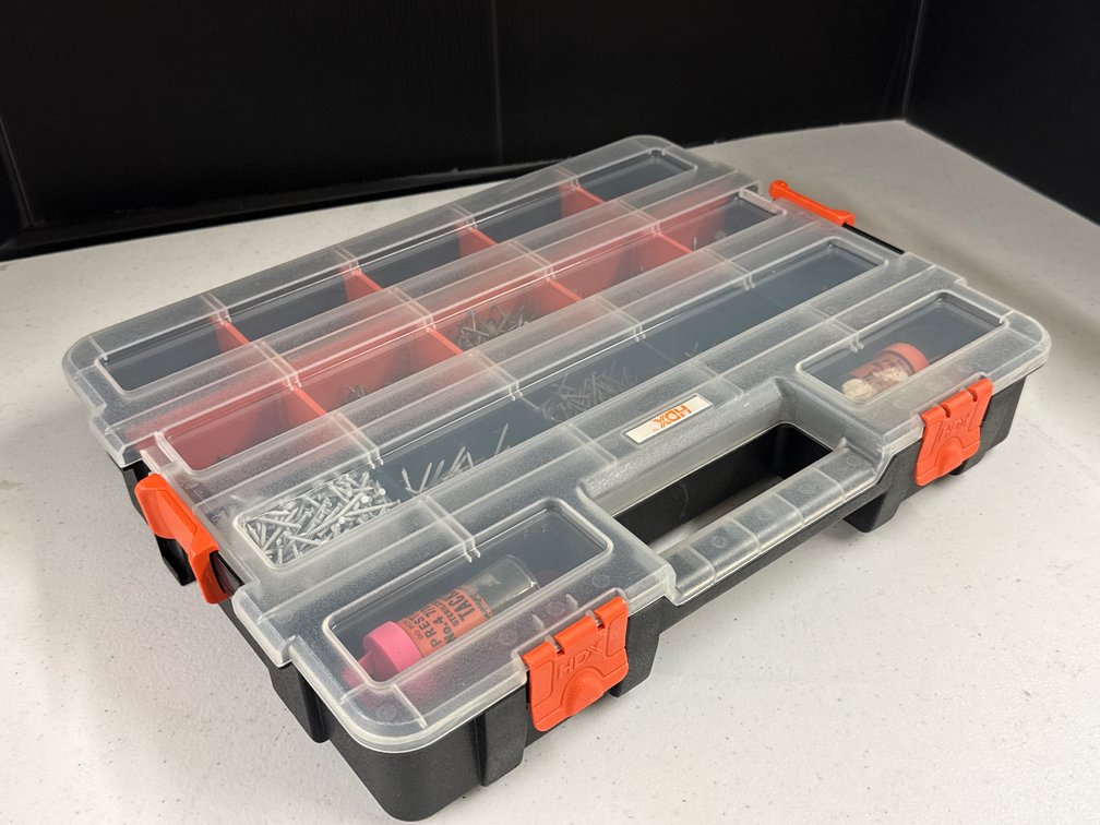 Compartment Organizer With Hardware