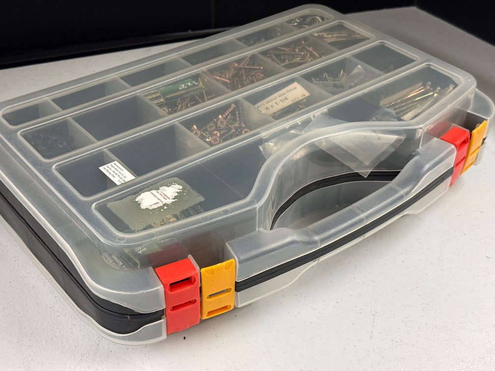 Double-Sided Organizer with Hardware