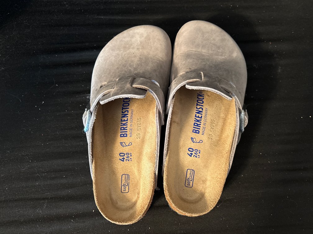 Birkenstock Boston Soft Footbed Clogs, Size 40