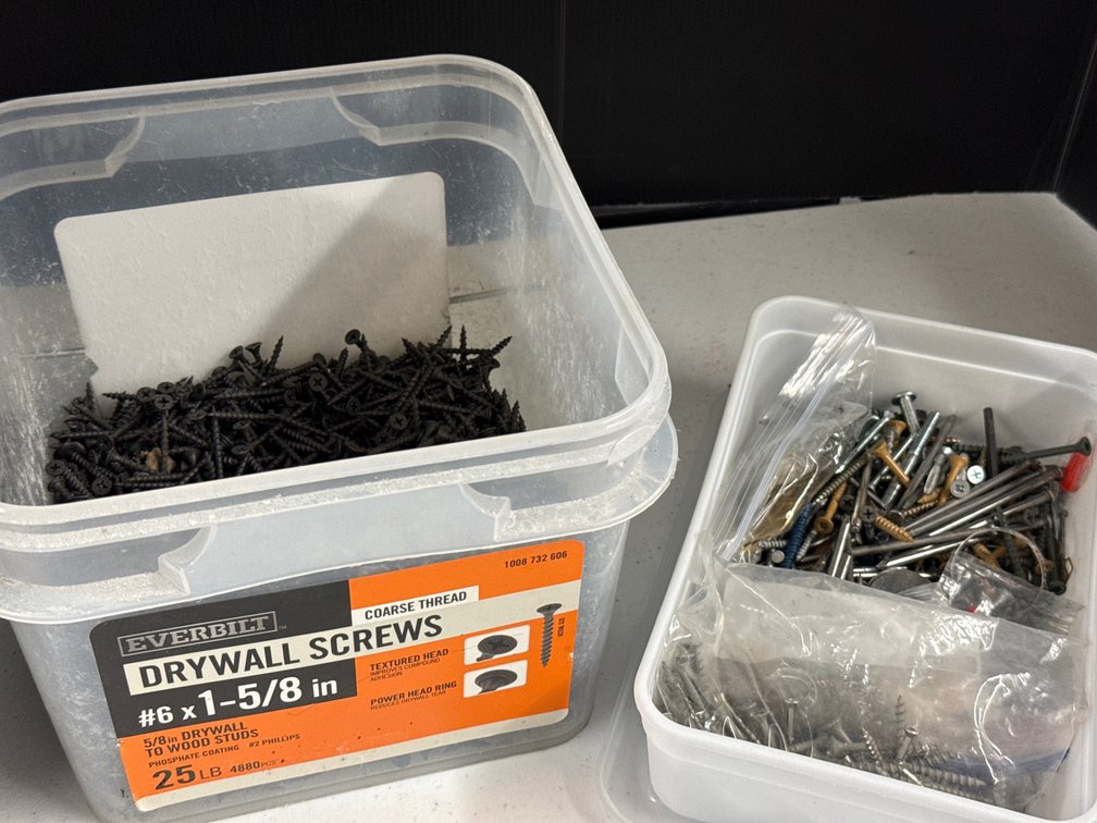 Drywall Screws, Nails, and Hardware