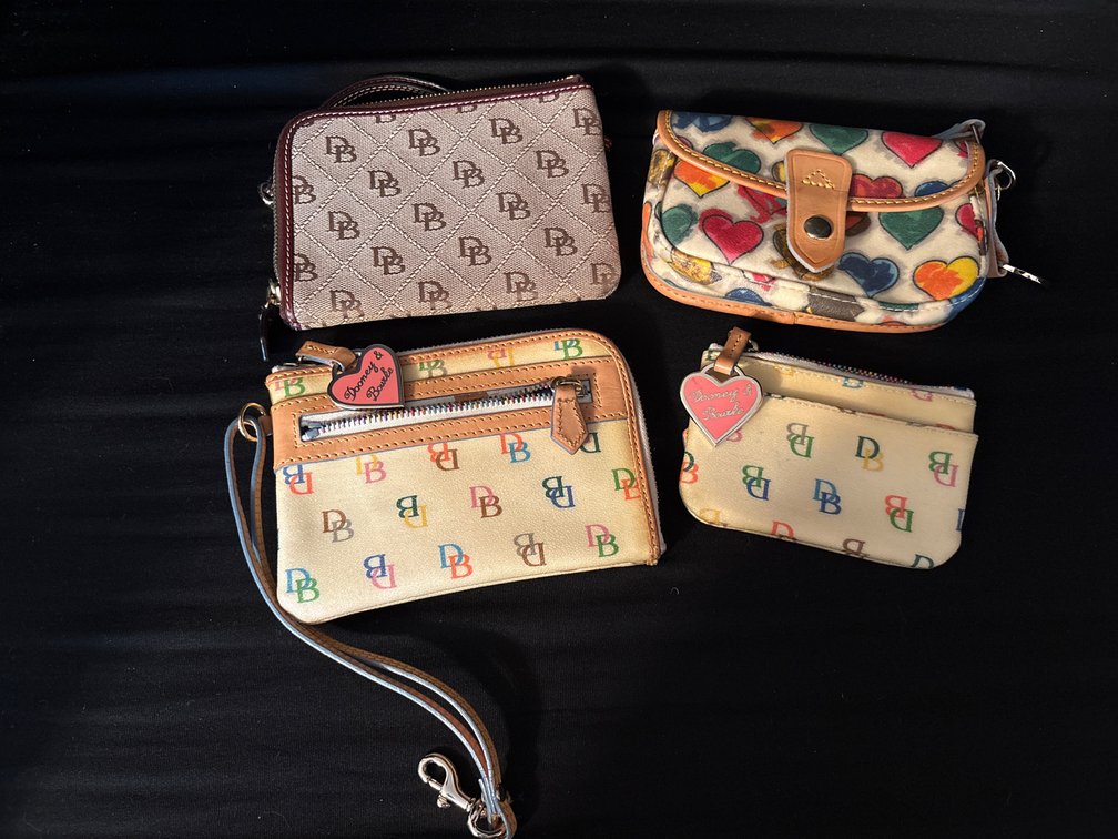 Dooney & Bourke Monogram Wristlets and Pouches