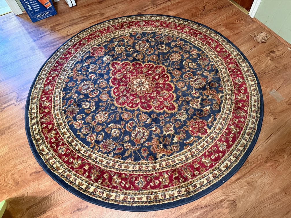 Tayse Sensation 5 ft 3 in Round Polypropylene Area Rug