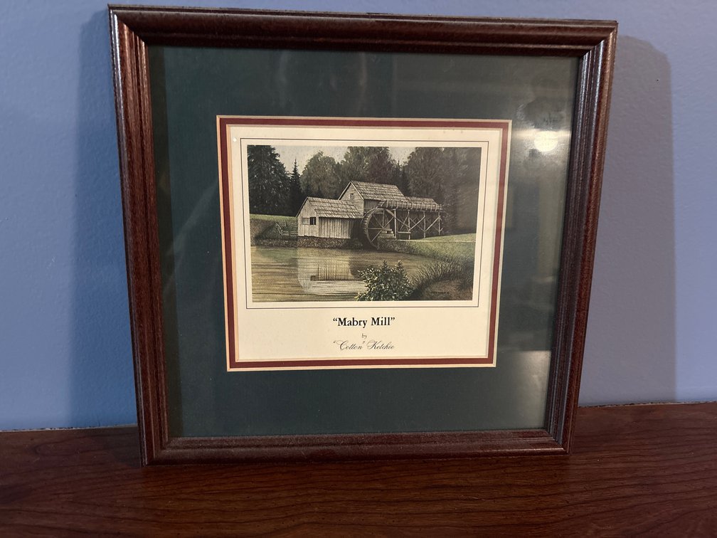 Cotton Ketchie "Mabry Mill" Framed Art Print