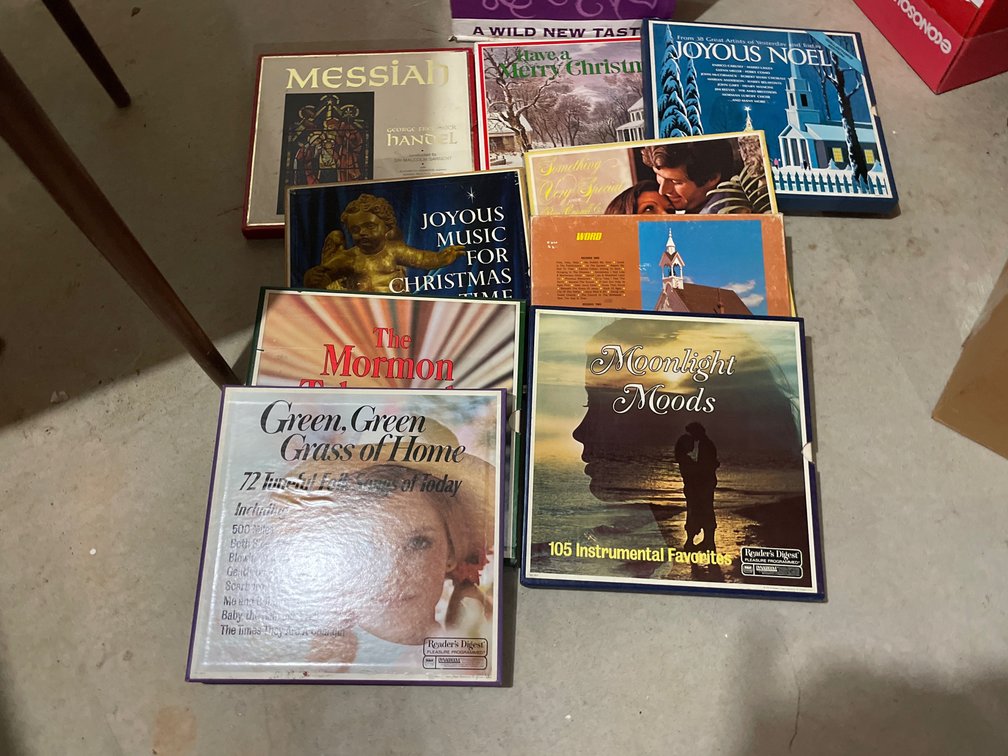 Vinyl Record Box Sets and Disneyland oLP Record
