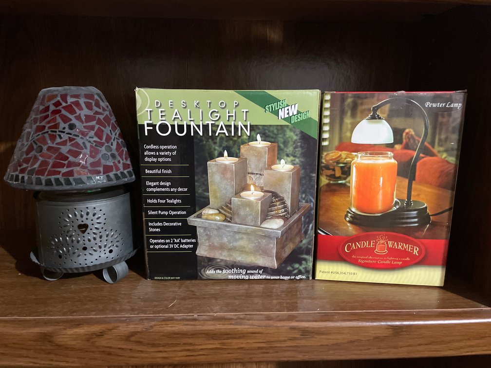 Candle Lamp Warmers and Desktop Tealight Fountain