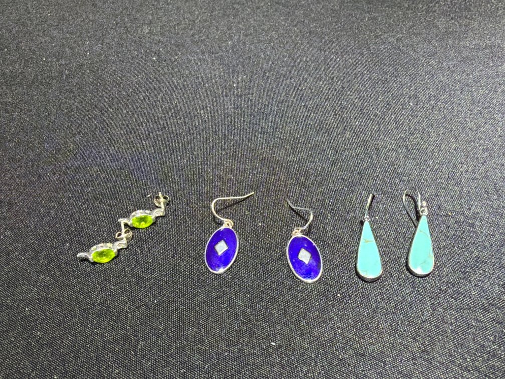 Sterling Silver & RLL Earrings