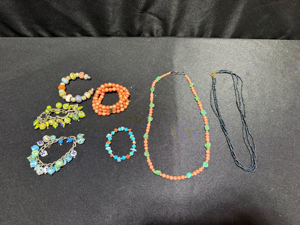 Beaded Bracelets and Necklaces
