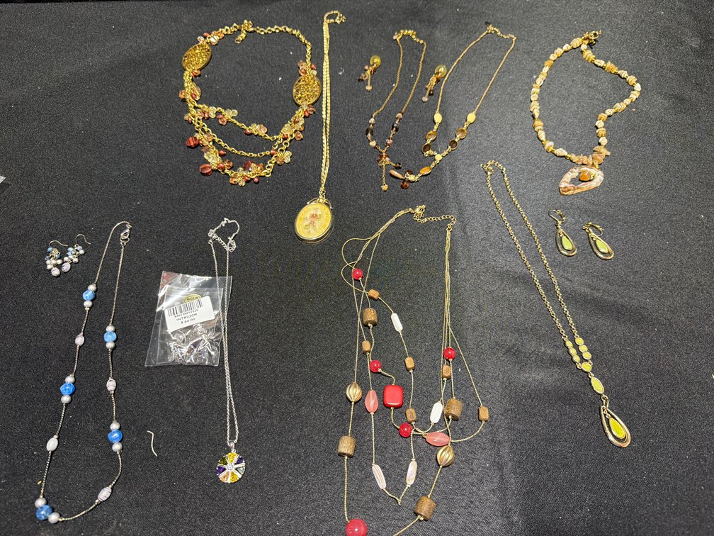 Costume Jewelry Necklaces and Earrings Collection