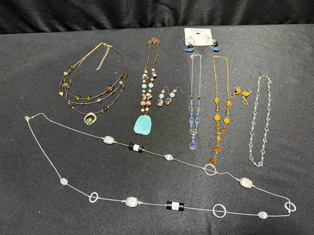 Costume Jewelry Necklaces and Earrings