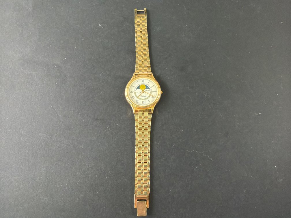 Citizen 2870-268423 K Gold-Tone Moonphase Wristwatch