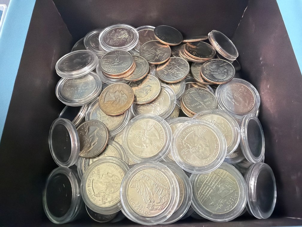US State Commemorative Quarters in Capsules