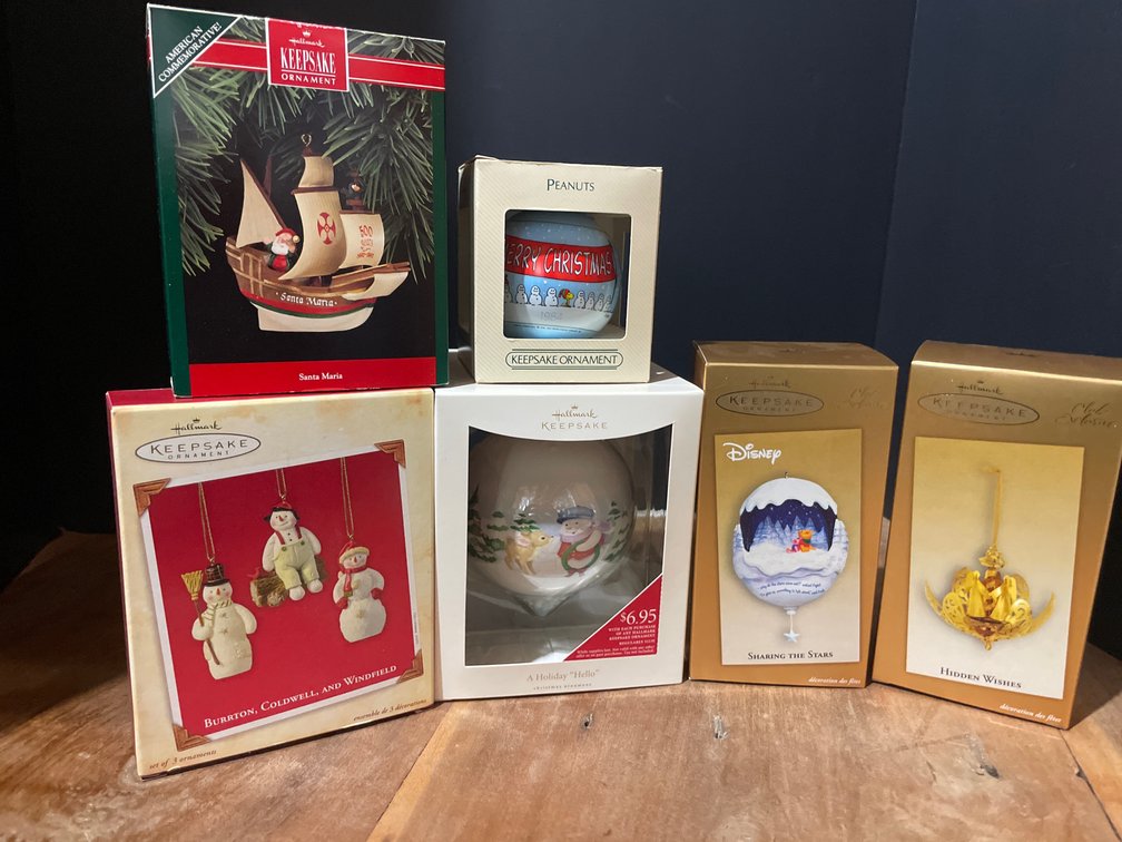 Hallmark Keepsake Boxed Christmas Ornaments