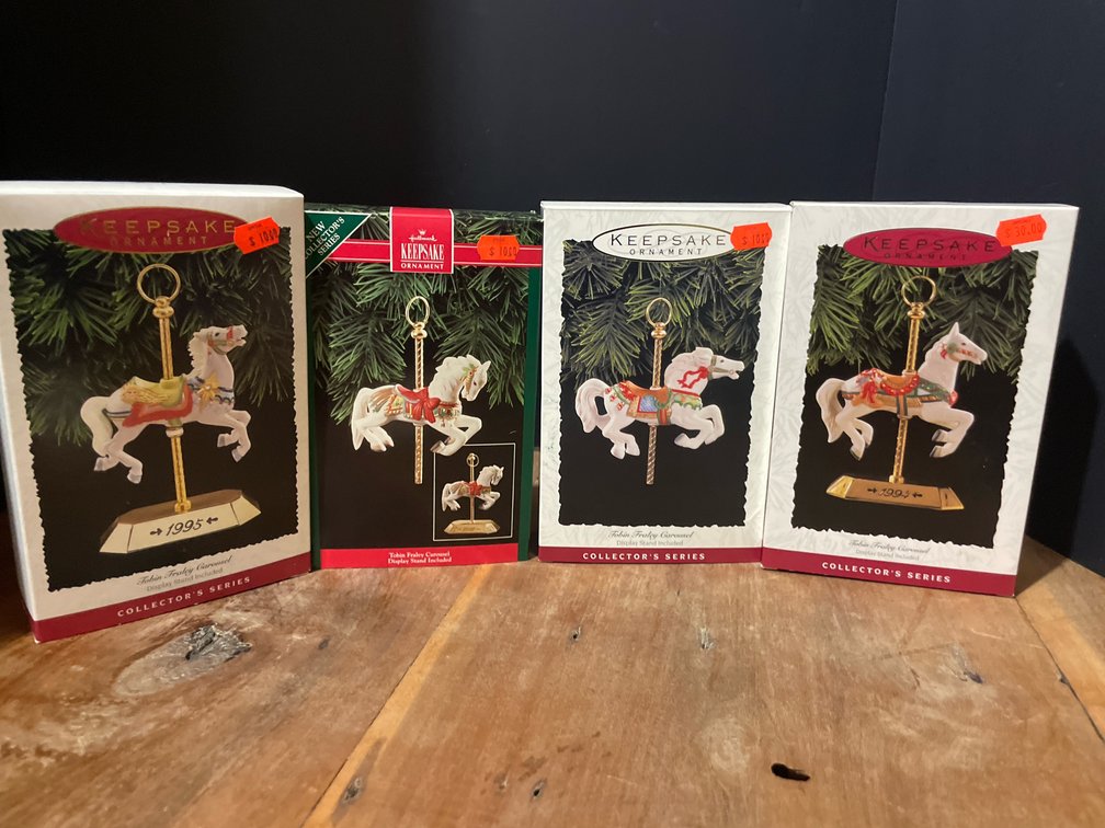 Hallmark Keepsake Tobin Fraley Carousel Ornaments