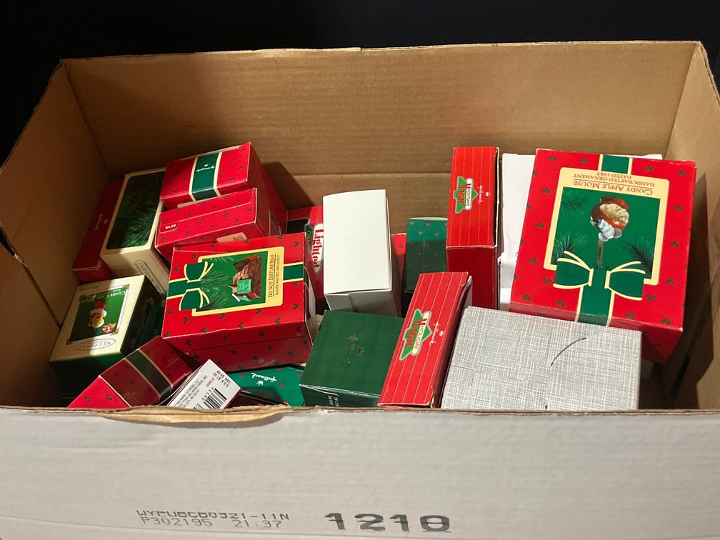 Boxed Christmas Ornaments, Holiday Decor, Toy Truck, and More