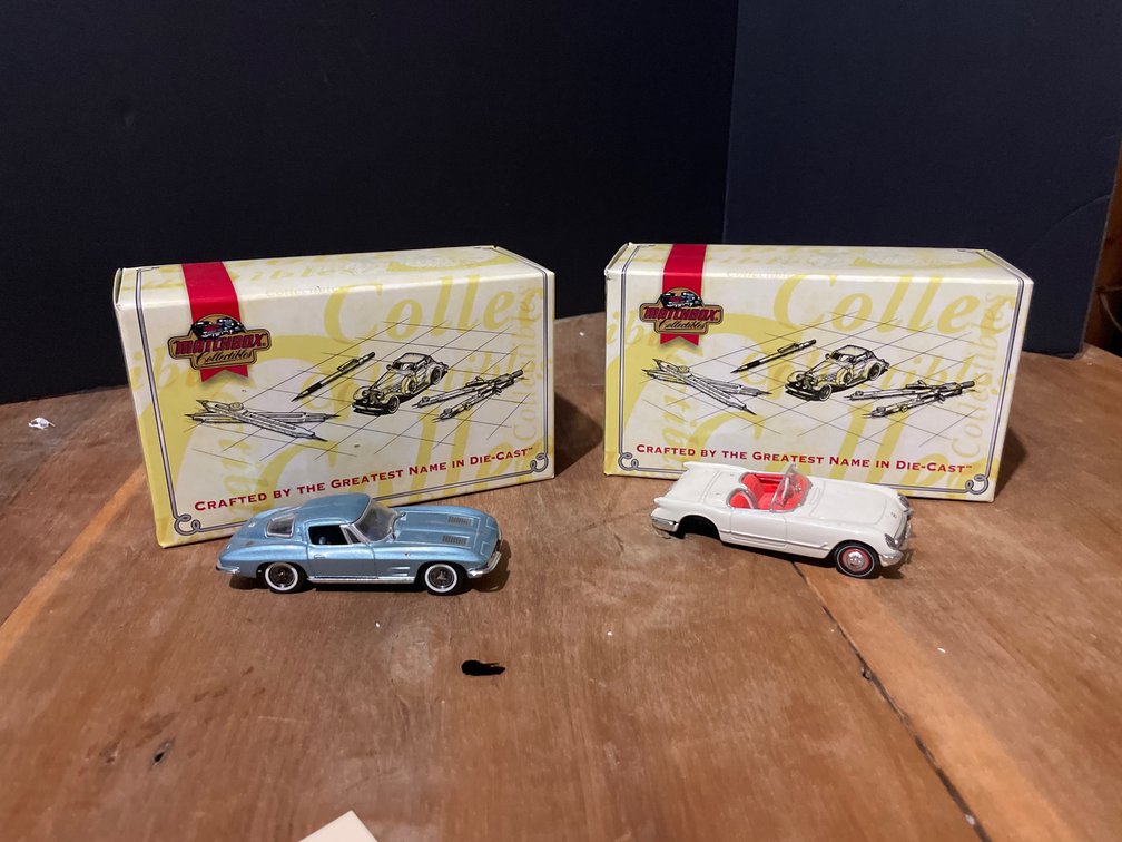 Matchbox Collectibles Die-Cast Corvette Model Cars