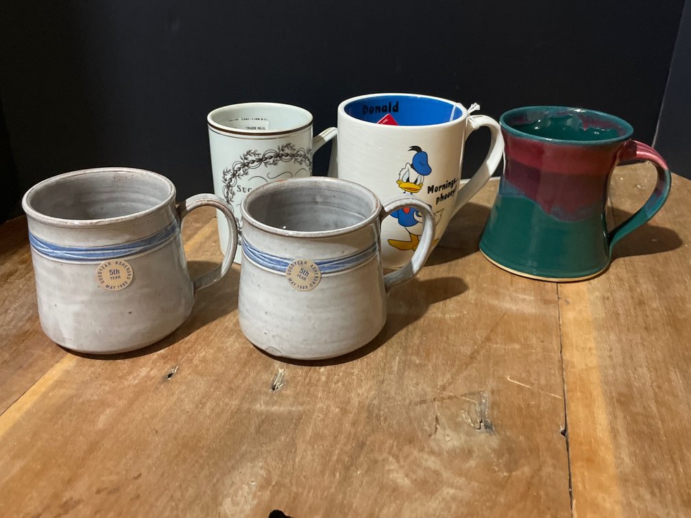 Ceramic, Stoneware, and Studio Pottery Mugs