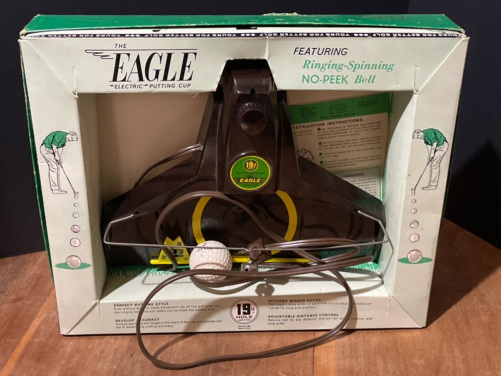 The Eagle 19th Hole Model 1902 Electric Putting Cup