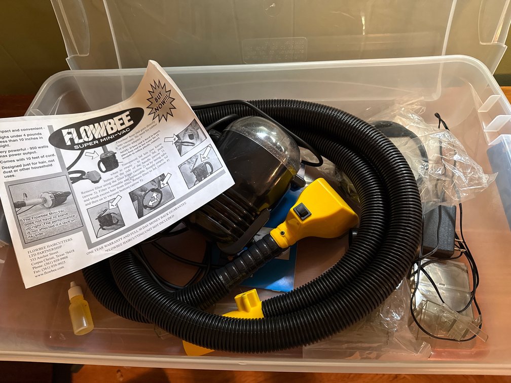 Flowbee Super Mini-Vac Haircutting Vacuum System