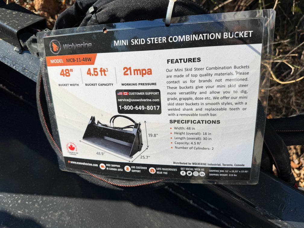 Mini Combination Bucket
