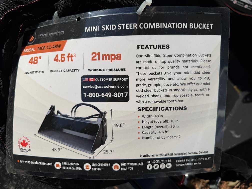 Mini Combination Bucket