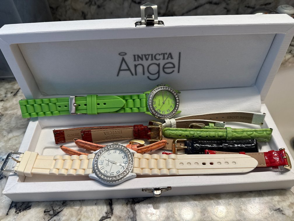 Wristwatches, Interchangeable Straps, and Presentation Box