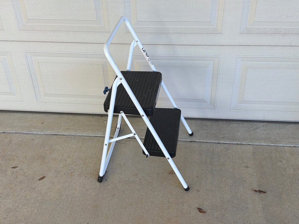 Cosco Two-Step Folding Step Stool with Handrail