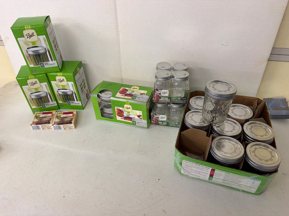 Ball Canning Jars, Quilted Crystal Jars, Lids, and Bands