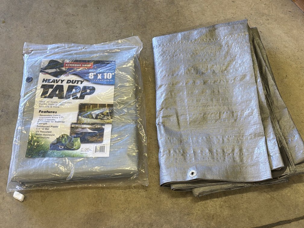 Storage Shed TRP-8X10SL-MEN 8 x 10 ft Heavy Duty Tarps