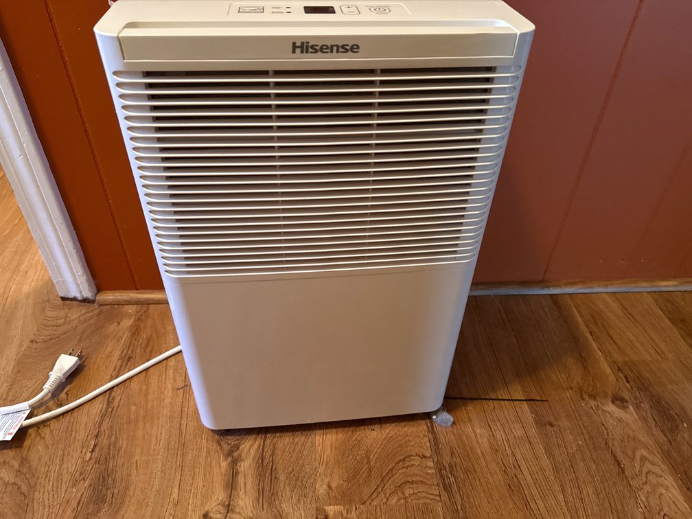 Hisense DH3019K1W 30 Pint Portable Dehumidifier