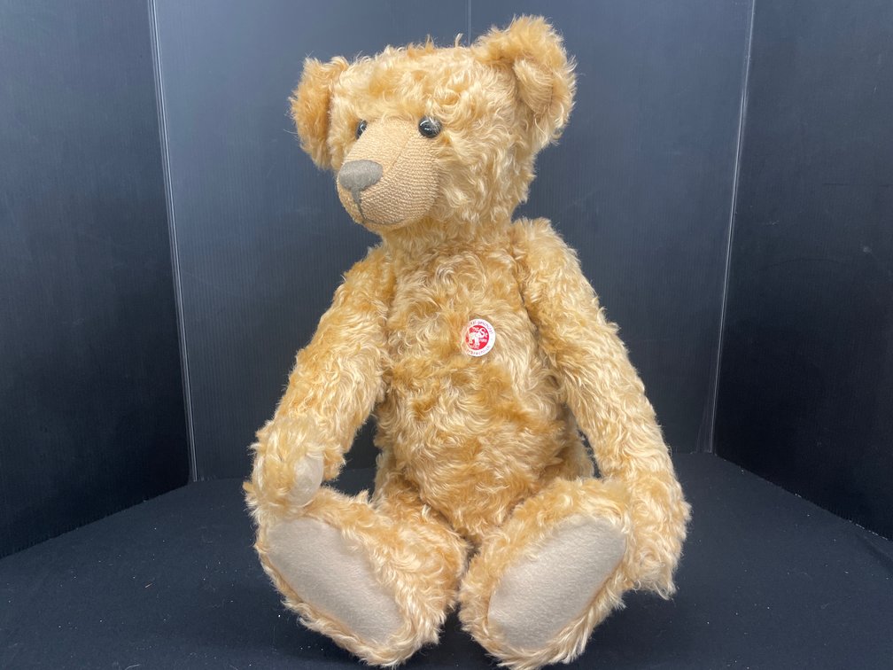 Steiff Jointed Blonde Mohair Plush Teddy Bear