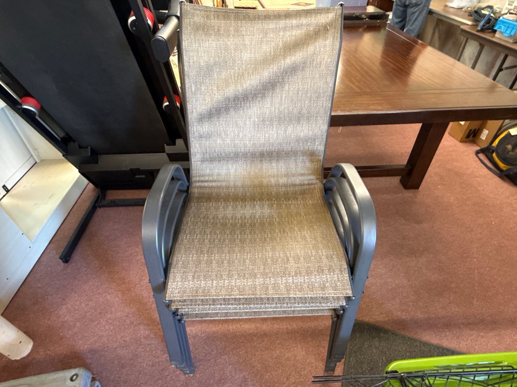 Stackable Outdoor Sling Armchairs